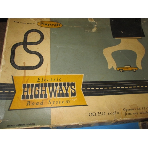 250 - A boxed Playcraft Electric Highways road system, dating late 1950s, complete with instructions and i... 