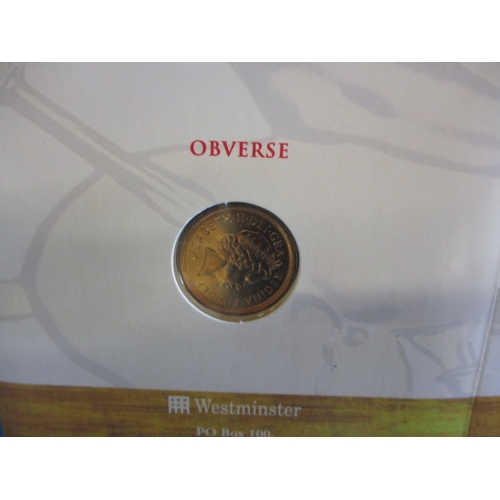 114 - A 2000 Royal Mint full gold sovereign, an uncirculated coin in original presentation pack