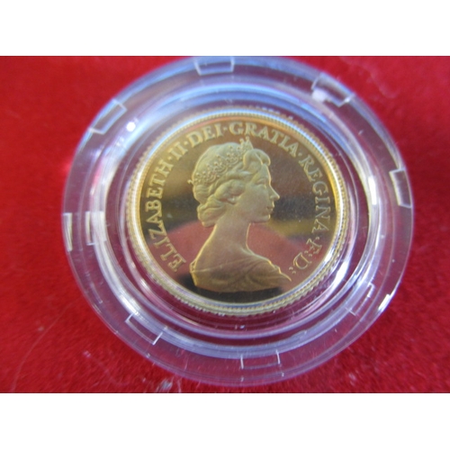 117 - A 1980 gold proof half sovereign, in original Royal Mint box with certificate