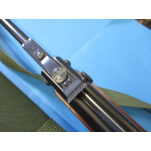 244 - A Weihrauch HW80, 5.5mm break barrel air rifle, open sights and gun slip, in good working order