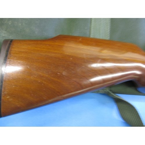 244 - A Weihrauch HW80, 5.5mm break barrel air rifle, open sights and gun slip, in good working order