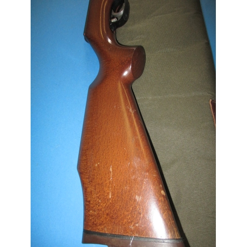 245 - A Weihrauch HW85, 5.5mm break barrel air rifle, open sights and gun slip, in good working order