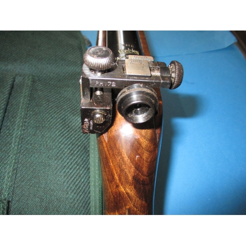 246 - A Webley mark 3 SuperTarget .177 underlever air rifle, in good working order with light use-related ... 