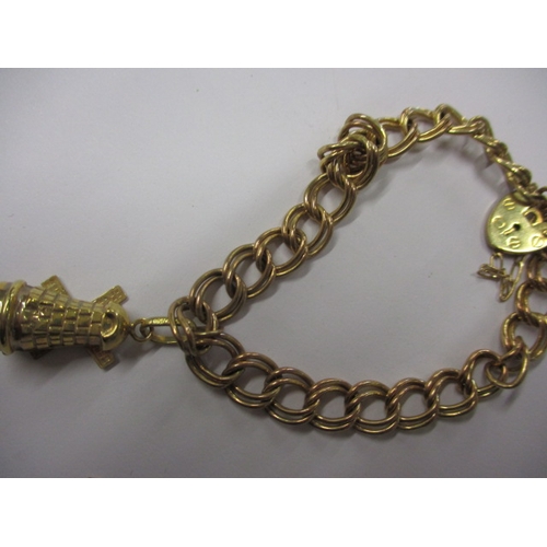 64 - A 9ct gold bracelet and necklace, approx. gross parcel weight 7.9g both in useable pre-owned conditi... 