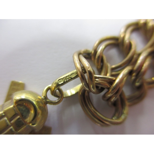 64 - A 9ct gold bracelet and necklace, approx. gross parcel weight 7.9g both in useable pre-owned conditi... 