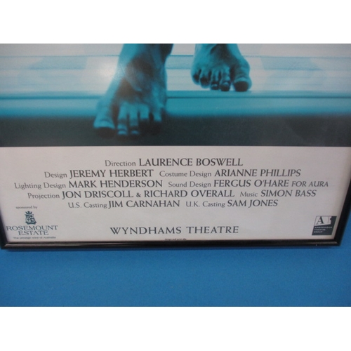 343 - A genuine theatre foyer promotional poster for “Up For Grabs”, approx. size 51x32cm, the former prop... 