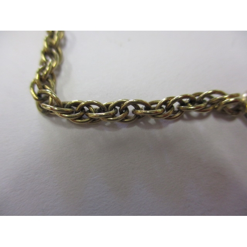 66 - A 9ct yellow gold necklace chain, approx. linear length 55cm approx. weight 11.3g in useable pre-own... 