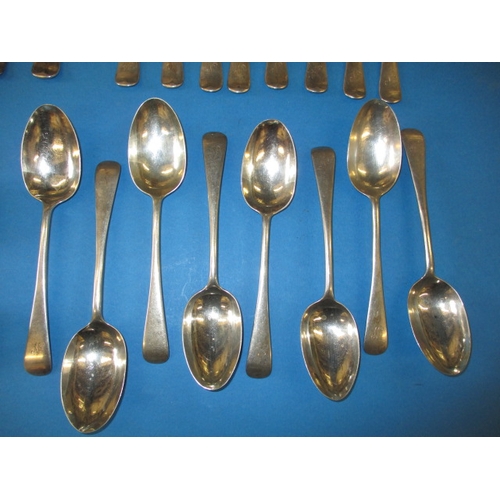 159 - A parcel of antique and later sterling silver flatware, various dates and makers, approx. gross parc... 