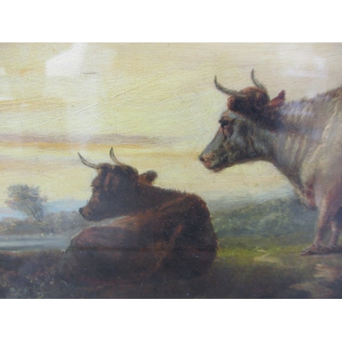 261 - A 19th century oil on canvas landscape cattle scene, unsigned but probably by Thomas Sidney Cooper, ... 