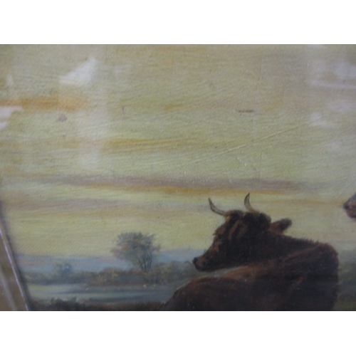 261 - A 19th century oil on canvas landscape cattle scene, unsigned but probably by Thomas Sidney Cooper, ... 