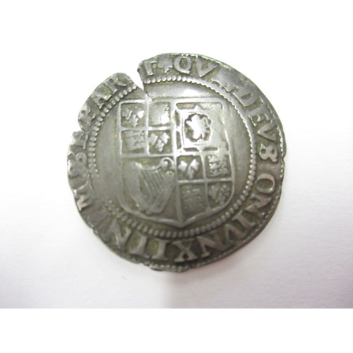 128 - A James I hammered coin, probably a shilling, approx. diameter 30mm, approx. weight 5.86g with a vin... 