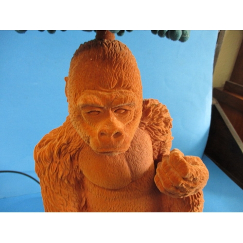 320 - A gorilla table lamp, originally retailed through Debenhans, in useable pre-owned condition