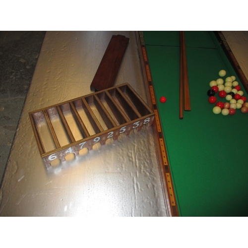 296 - An antique table top bagatelle board by Austin of St Andrews Street, Dublin, folds and packs away fo... 