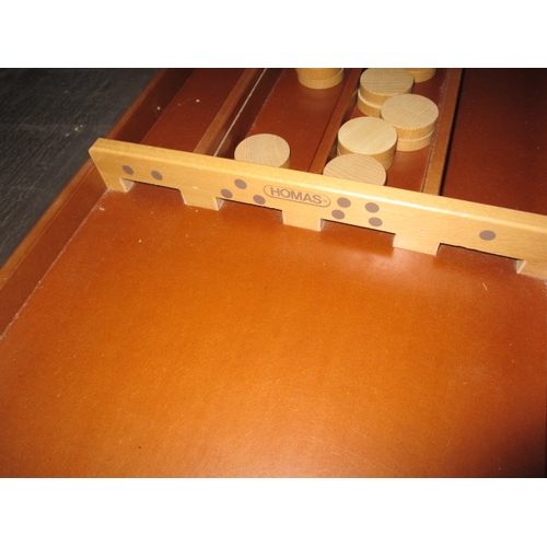 297 - HOMAS S25 jakkolo shuffle puck game, approx. length 200cm good pre-owned condition