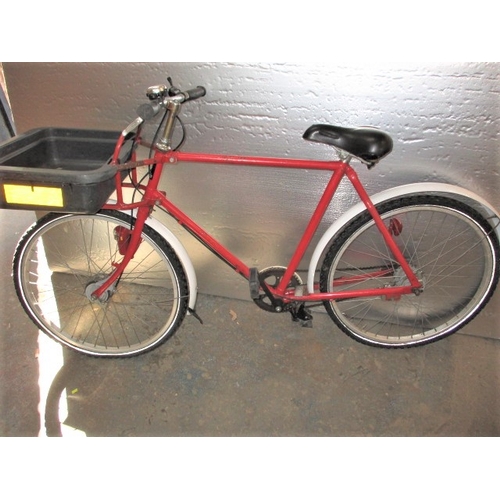 299 - A vintage royal mail postal bike, used condition tyres need pumping up, hand built PASHLEY