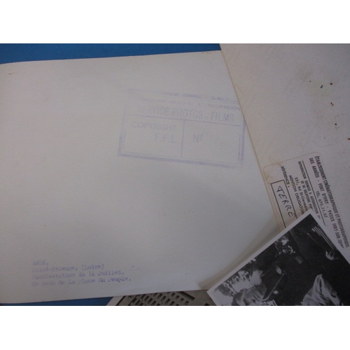 228 - A parcel of WWII original and old copy German photographs, all in used condition