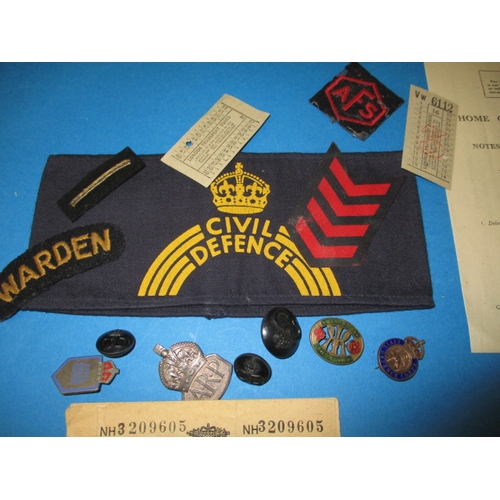 229 - A parcel of original WWII home front items, all in used condition