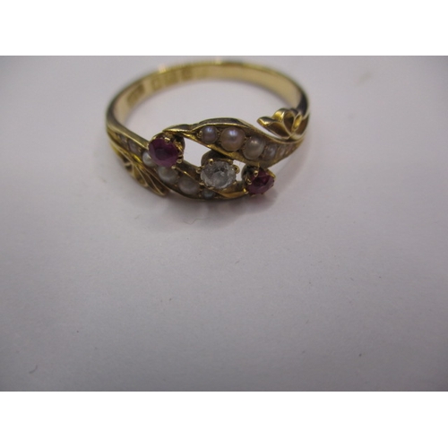 77 - A quantity of gold jewellery items, the hair ring tested as 18ct gold, approx. gross parcel weight 1... 