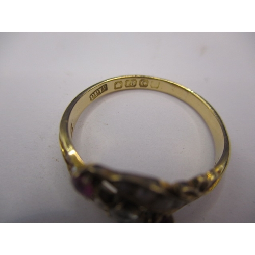 77 - A quantity of gold jewellery items, the hair ring tested as 18ct gold, approx. gross parcel weight 1... 