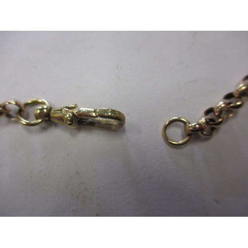 83 - A 9ct yellow gold Albert chain, approx. linear length 46cm, approx. weight  8.8g, in useable pre-own... 