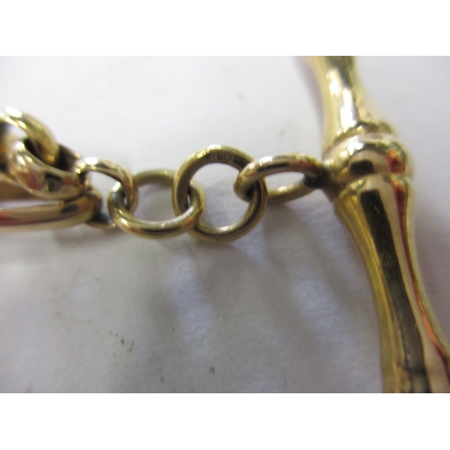 83 - A 9ct yellow gold Albert chain, approx. linear length 46cm, approx. weight  8.8g, in useable pre-own... 