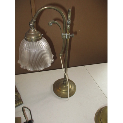 333 - A quantity of antique and later lamps, to include an art deco adjustable height table lamp. None tes... 