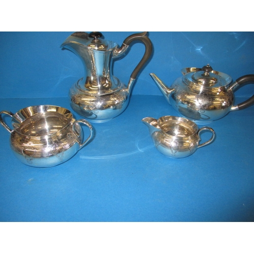 168 - A sterling silver 4 piece tea set, approx. gross parcel weight 1940g in good useable pre-owned condi... 