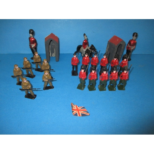 69 - A parcel of Britains and other die-cast lead figures, all in good used condition