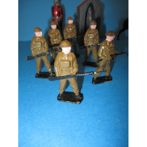 69 - A parcel of Britains and other die-cast lead figures, all in good used condition