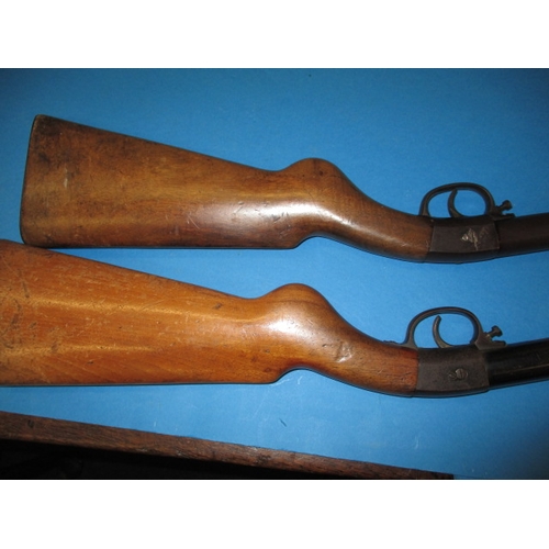 80 - Two pre-war Diana .177 air rifles, having are-related marks, both cock and fire