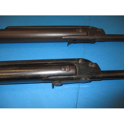 80 - Two pre-war Diana .177 air rifles, having are-related marks, both cock and fire