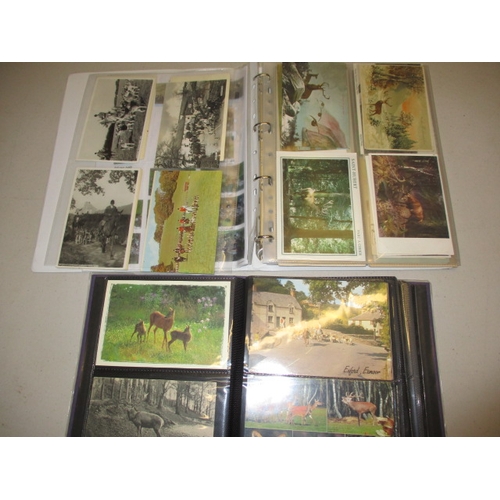 180 - A parcel of vintage postcards, most hunting related, all in used condition