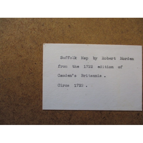 187 - 3 Antique maps of Ireland and Suffolk and a later example of Somerset. Approximate size of largest 5... 