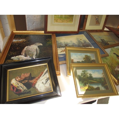 192 - A large quantity of pictures and paintings, various mediums and ages. All in displayable condition