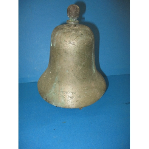 195 - A vintage Winkworth electric car bell, in well used condition with rust to coil casing