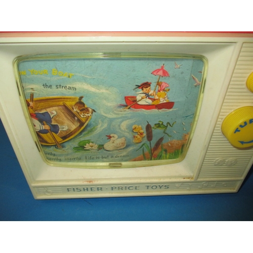 194 - Two vintage Fisher Price children’s toys, both in working order with use-related marks