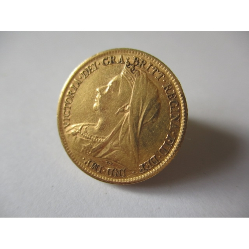 81 - A Victorian gold half sovereign dated 1899, a circulated coin with fine definition of features