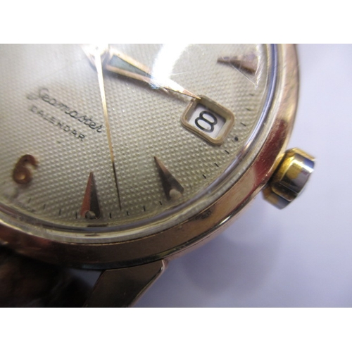 73 - An early 1960s Omega Seamaster automatic date watch, the dial measuring approx. 30mm, one owner from... 