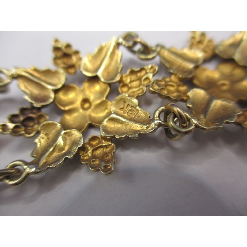 63 - A parcel of American gold and yellow metal jewellery items. Some damages, sold as scrap. Approximate... 