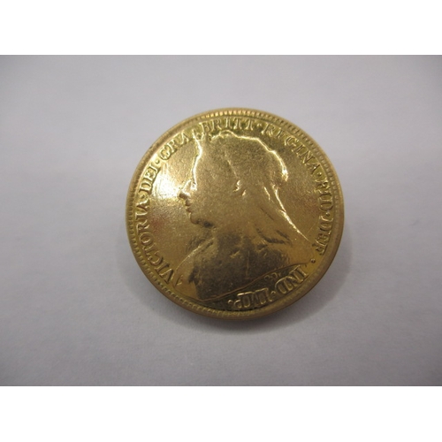 112 - A Victorian gold half sovereign dated 1895, a good grade bullion coin with fine definition of featur... 