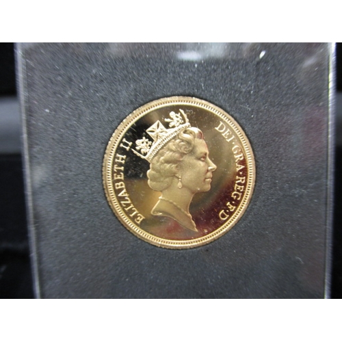 126 - A 1997 Proof gold sovereign, in original London Mint box with certificate