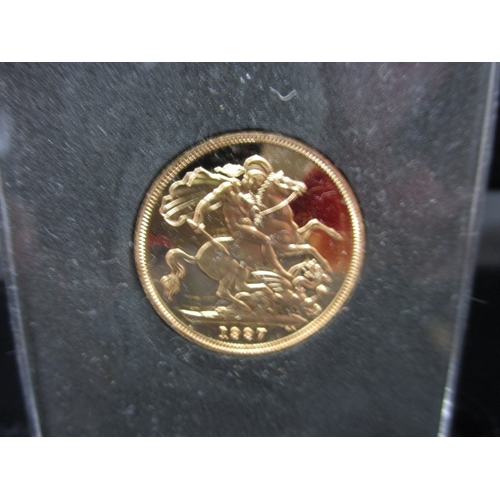 126 - A 1997 Proof gold sovereign, in original London Mint box with certificate