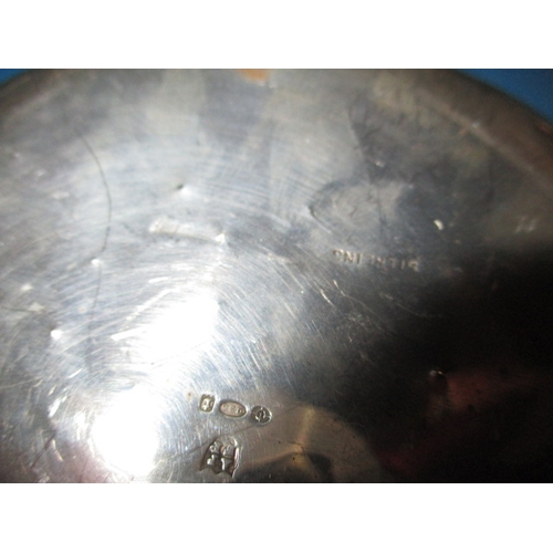 150 - A silver dish and a quantity of plated items, all in used condition with use related marks