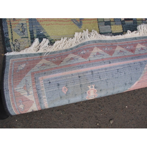 277 - A vintage Egyptian rug, approx. size 180x120cm in used condition with general use-related marks