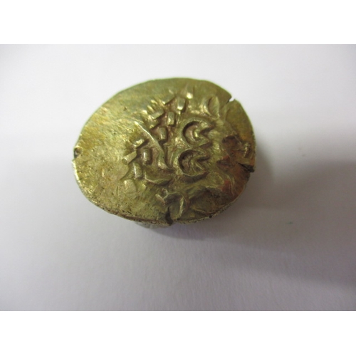 123 - A Celtic gold stater, struck both sides, approx. weight 6.3g, approx. dimensions 21.3mm x  18.2mm an... 