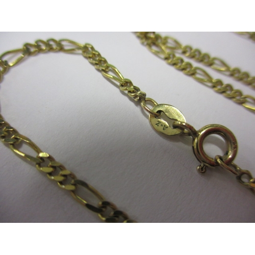 51 - A 9ct yellow gold necklace and pendant, both marked, approx. linear length 50cm, approx. weight 6.7g... 