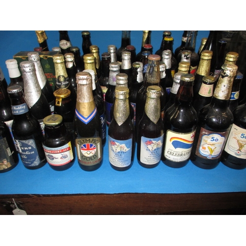 134 - Approx 60 bottles of vintage beer, to include numerous royal commemorative examples, all unopened an... 