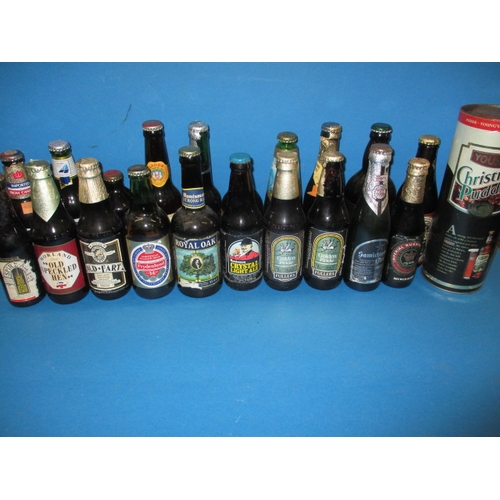 138 - Approx 60 bottles of vintage beer, to include commemorative examples for Olympics and RAF, all unope... 