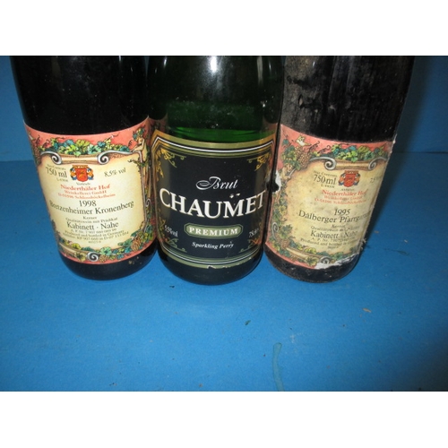 135 - 12 Bottles of wine, to include a magnum of Champagne, various sizes, dates and types