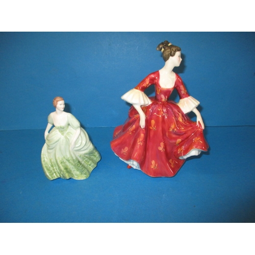 121 - A parcel of ceramic figurines, to include examples by Royal Doulton, one with damage